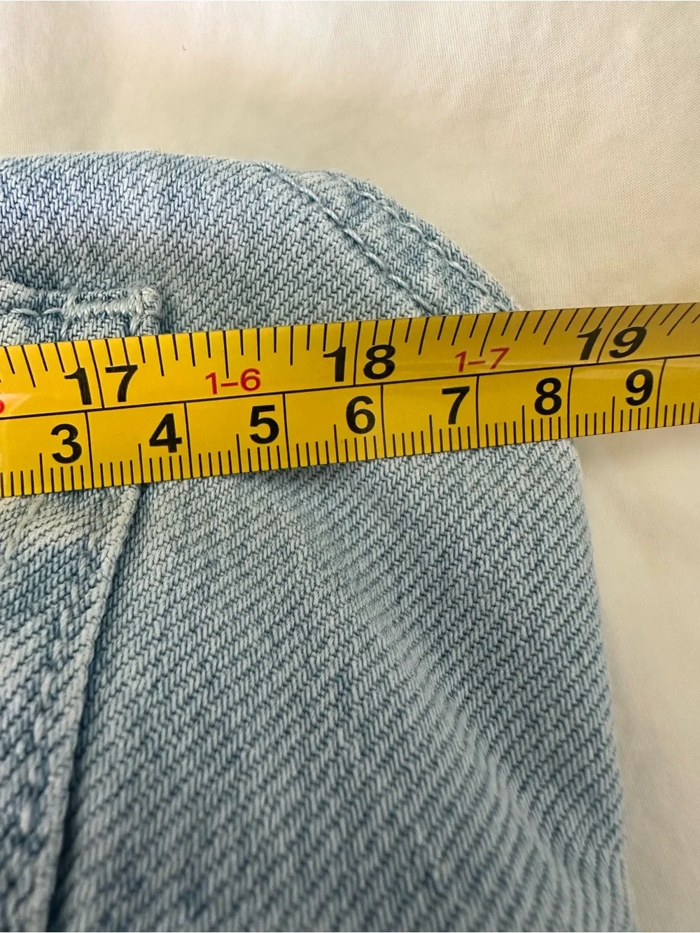 Universal Thread Light Wash Denim Halter Maxi Dress Open Back Pockets Size 12 - Picture 11 of 12